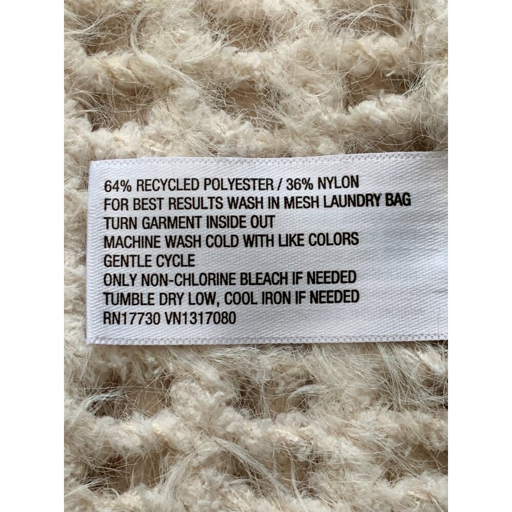 Universal Thread Womens Fabric Blend Cream Open-Knit Sweater Size XS - Picture 10 of 11